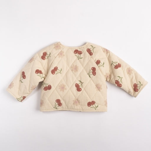 Quilted Jacket - Cherry Bloom