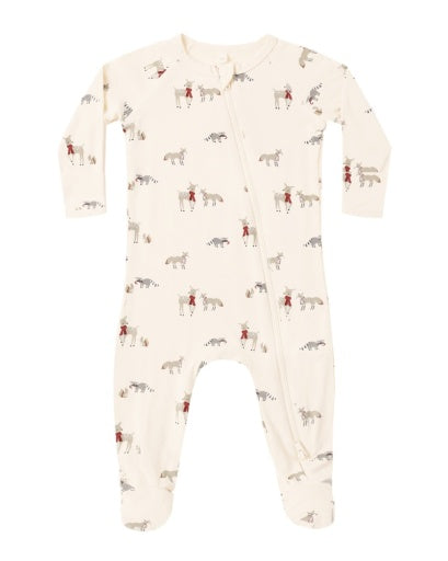 Bamboo Zip Footie | Forest Friends