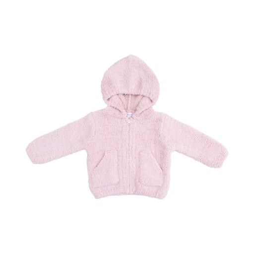 Blush Chenille Hooded Jacket 3