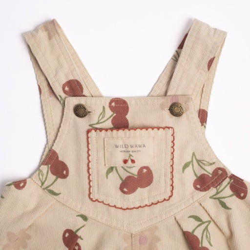 Overall Romper - Cherry Bloom