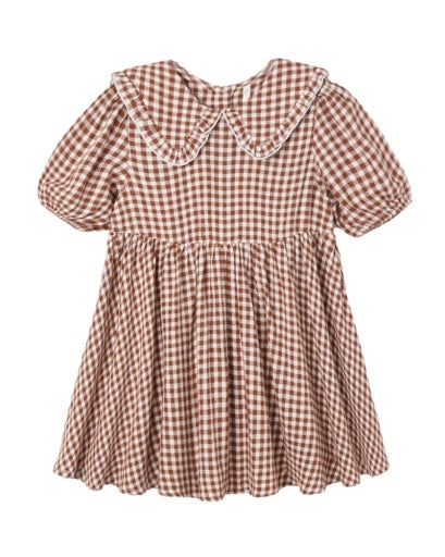 Camille Dress || Brick Check by Rylee + Cru