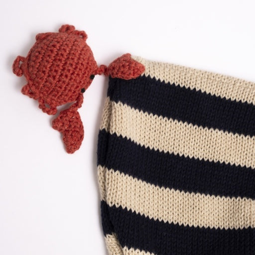 Little Mariner Hoodie - Navy Stripe