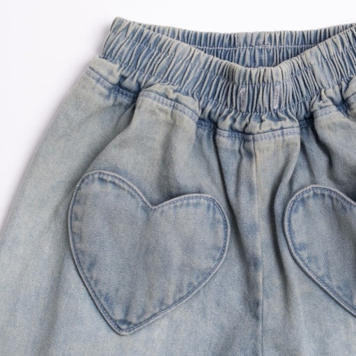 Heart Pocket Pant - Denim