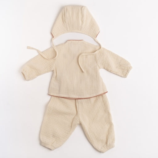 Gauze Bundle Set - Embroidered Cherries
