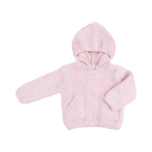 Blush Chenille Hooded Jacket 1