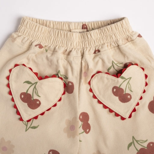 Wide-Leg Pant - Cherry Bloom