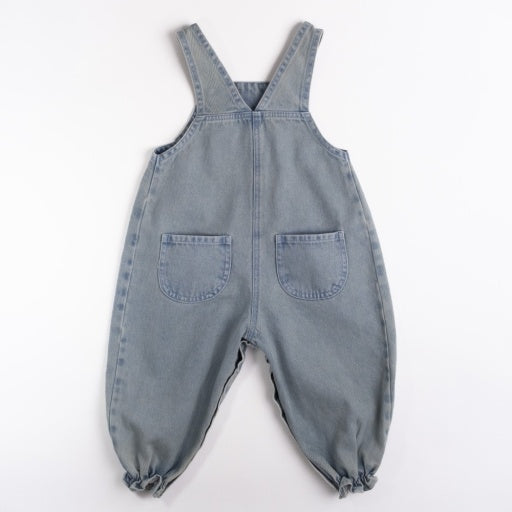 Overall Romper - Denim Darling