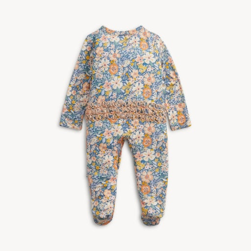 Flora Modal Ruffle Magnetic Footie