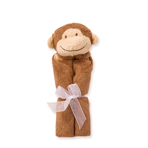 Brown Monkey Blankie 2