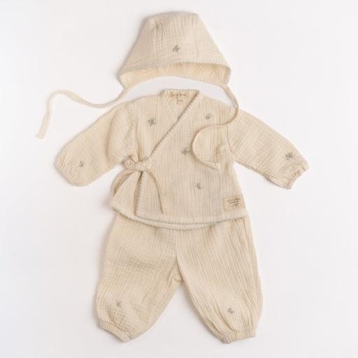 Gauze Bundle Set - Embroidered Butterflies