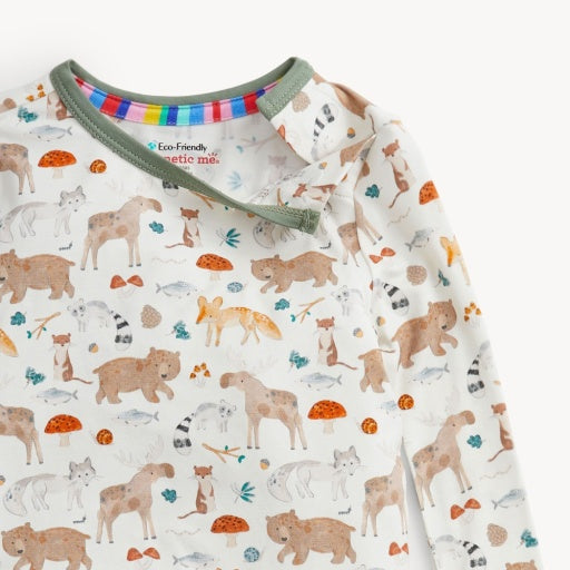 Wowld Modal Long Sleeve Pajama Set