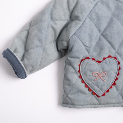 Quilted Jacket - Denim Darling