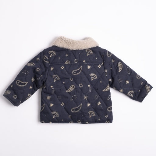 Quilted Jacket - Midnight Bandana