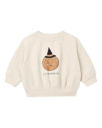 Relaxed Fleece Sweatshirt || Lil Pumpkin