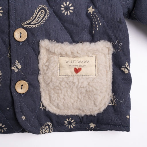 Quilted Jacket - Midnight Bandana