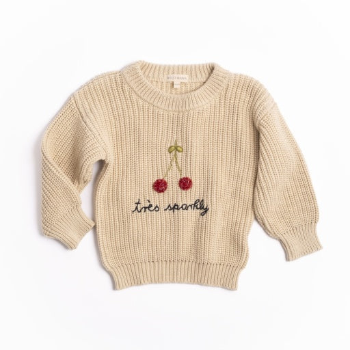 Très Sparkly Sweater - Ecru image 1