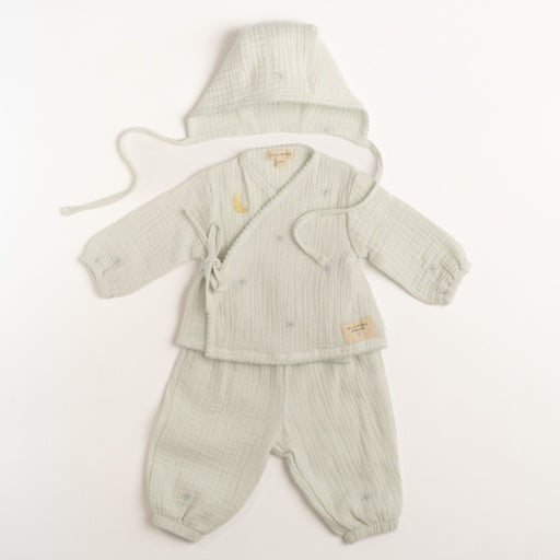 Gauze Bundle Set - Embroidered Stars