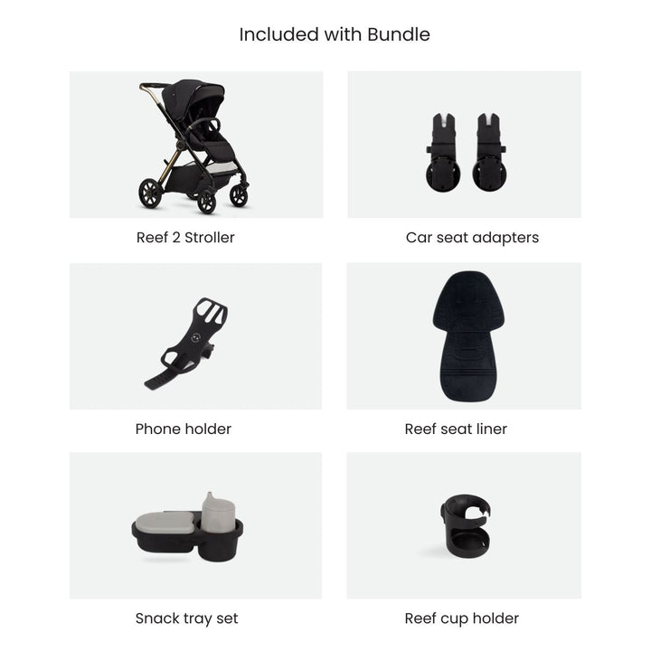 Silver Cross Reef 2 Stroller + Accessory Bundle (2025 Edition)