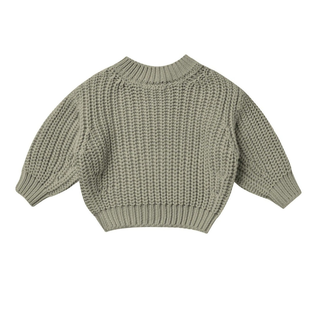 Chunky Knit Sweater - Basil