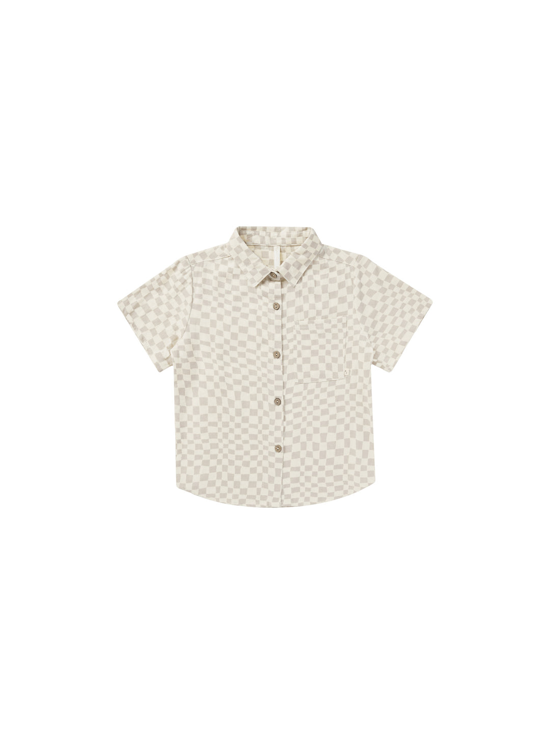 Dove Check Collared S/S Shirt