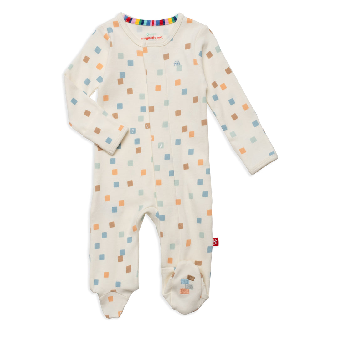 Hip to be Square Organic Cotton Footie