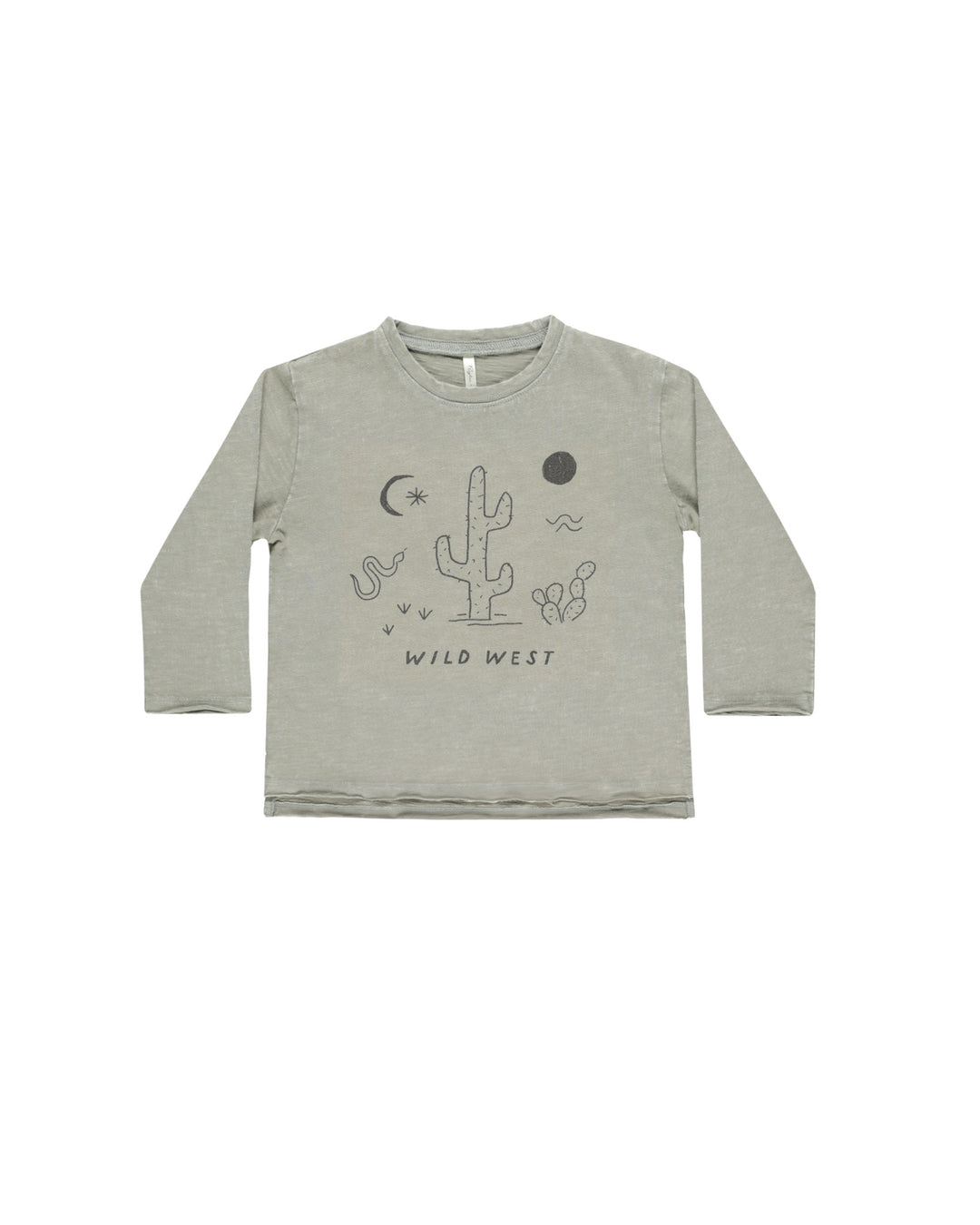 Raw Edge Long Sleeve Tee - Wild West Rylee + Cru 6-12M   [variant_option4] [variant_option5] [variant_option6] [variant_option7] [variant_option8] [variant_option9] 1