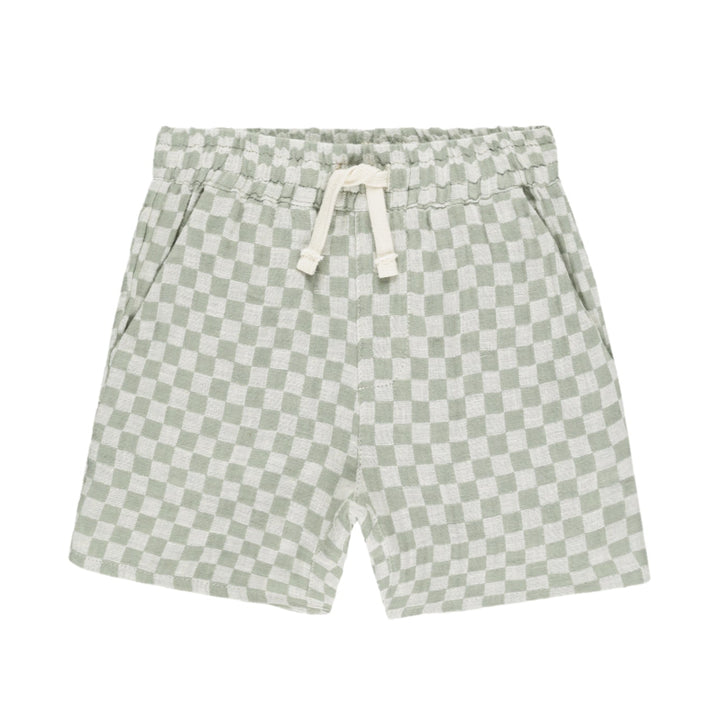 Bermuda Short || Sage Check