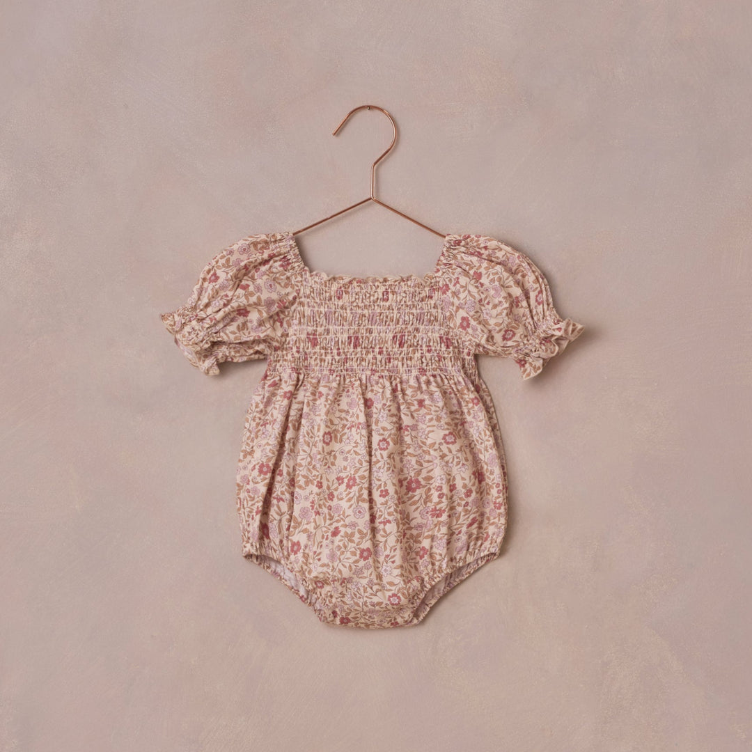 Hazel Romper || Blush Garden