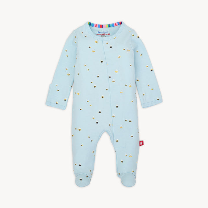 Honey Hill Organic Cotton Magnetic Footie