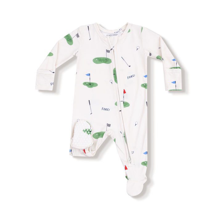 All Fore Golf 2 Way Zipper Footie