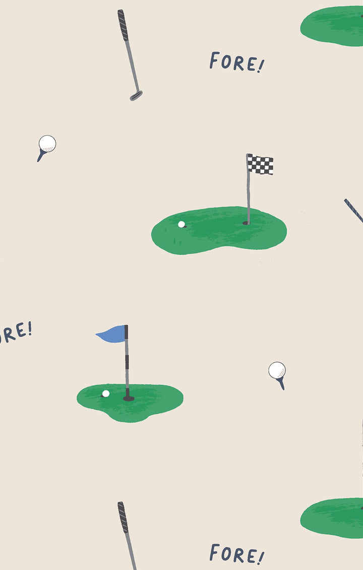 All Fore Golf 2 Way Zipper Footie