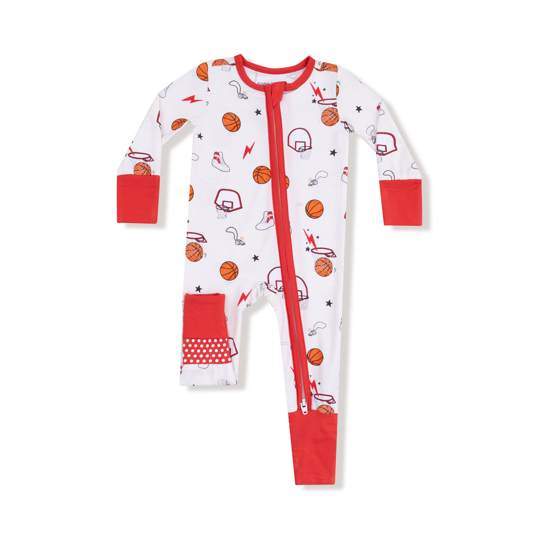 Basketball 2 Way Zipper Romper