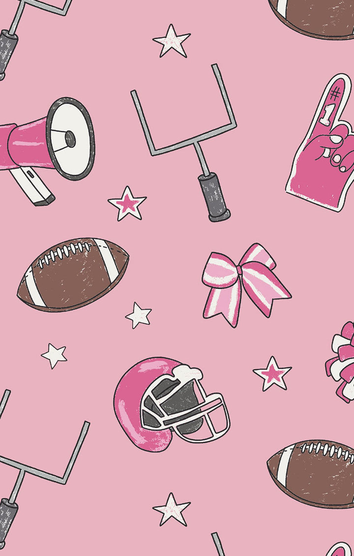 Game Day Pink L/S Loungewear Set