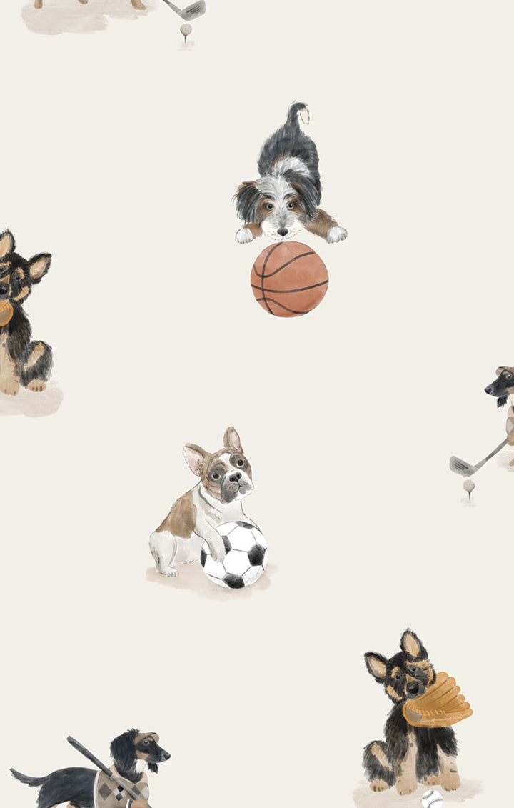 Sporty Puppies 2 Way Zipper Footie
