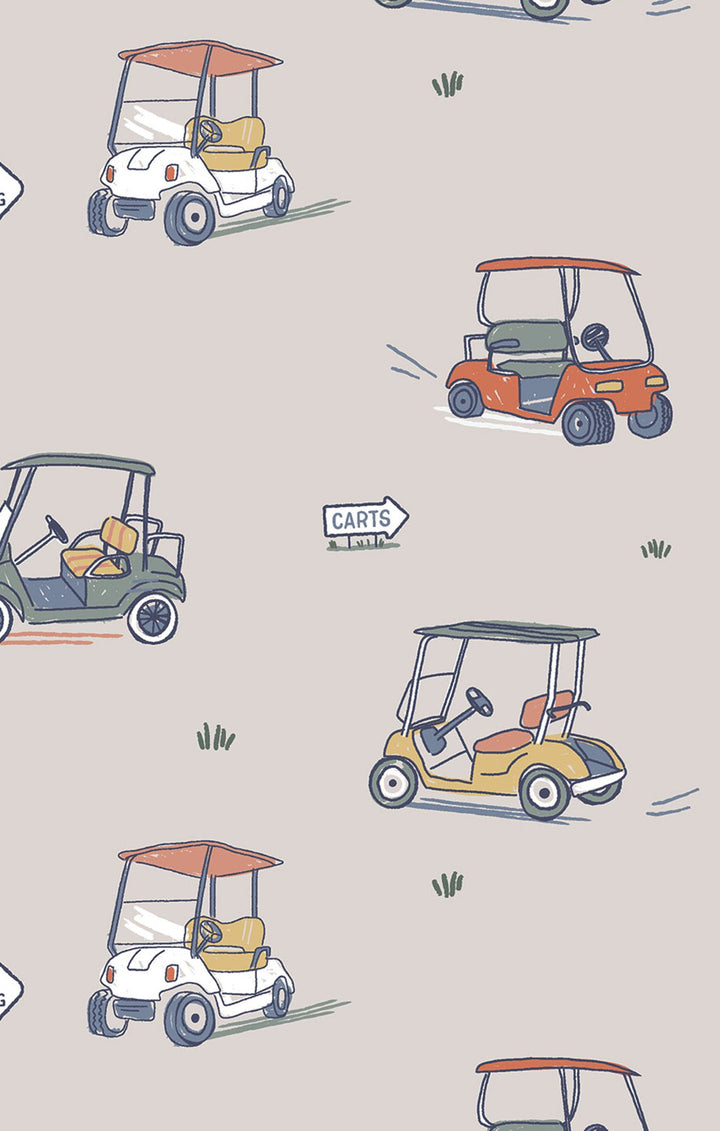 Zooming Golf Carts L/S Loungewear Set