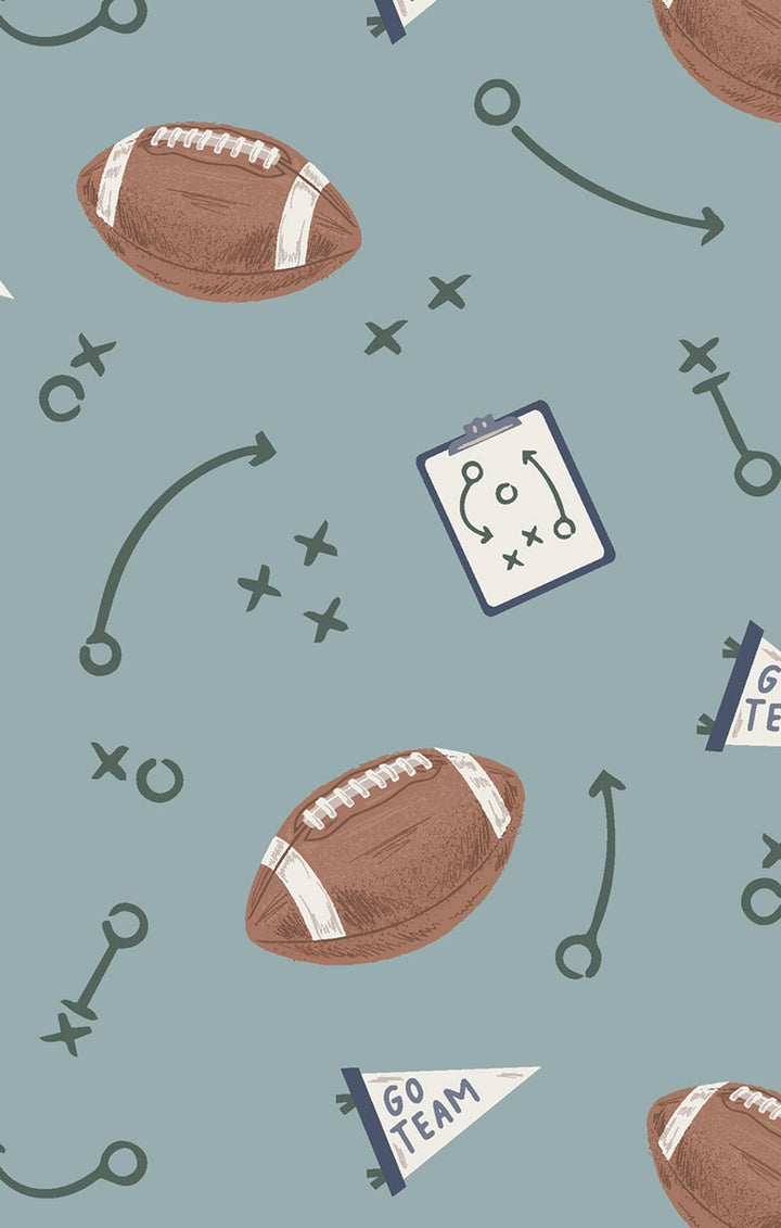 Touchdown Time 2 Way Zipper Footie