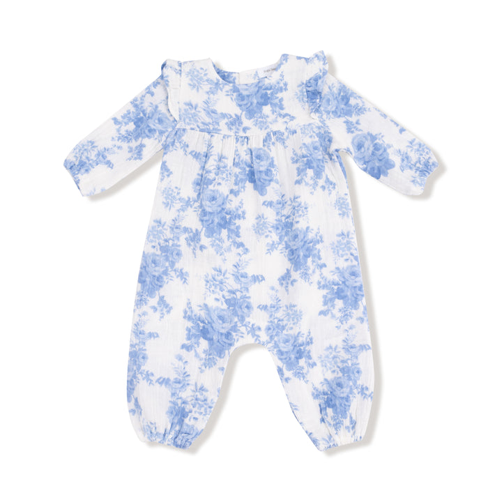 Dream Cottage Floral Ruffle Sleep Romper