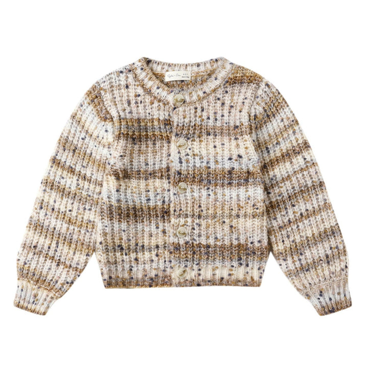CHEYENNE CARDIGAN || STONE MULTI-STRIPE