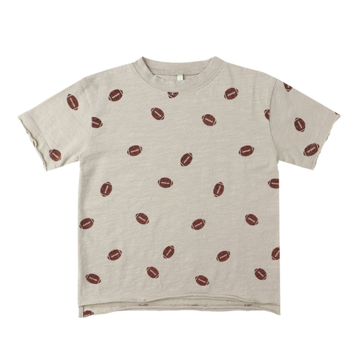 RAW EDGE TEE || FOOTBALLS