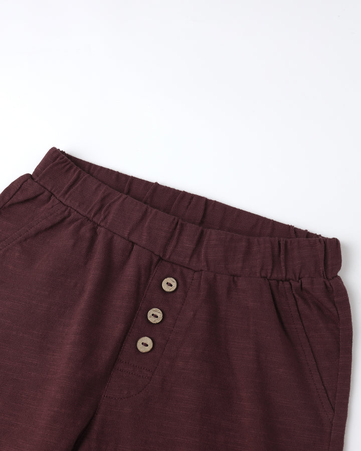 CRU PANT || BURGUNDY