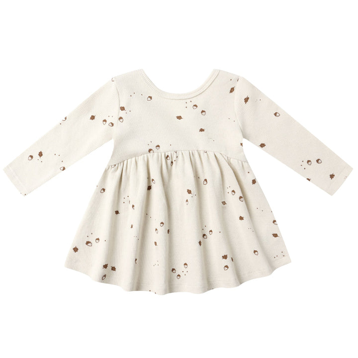 Ribbed L/S Dress | Acorns