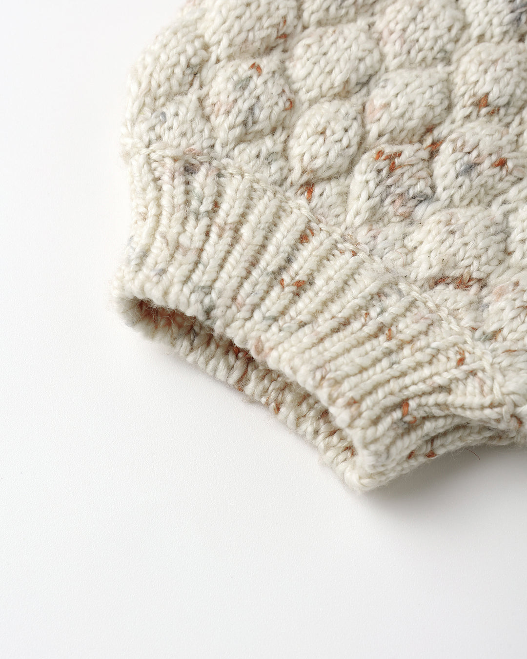 Bubble Knit Cardigan | Natural Confetti