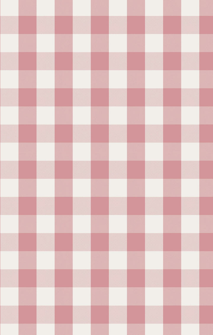 Rose Pink Plaid Muslin Ruffle Romper