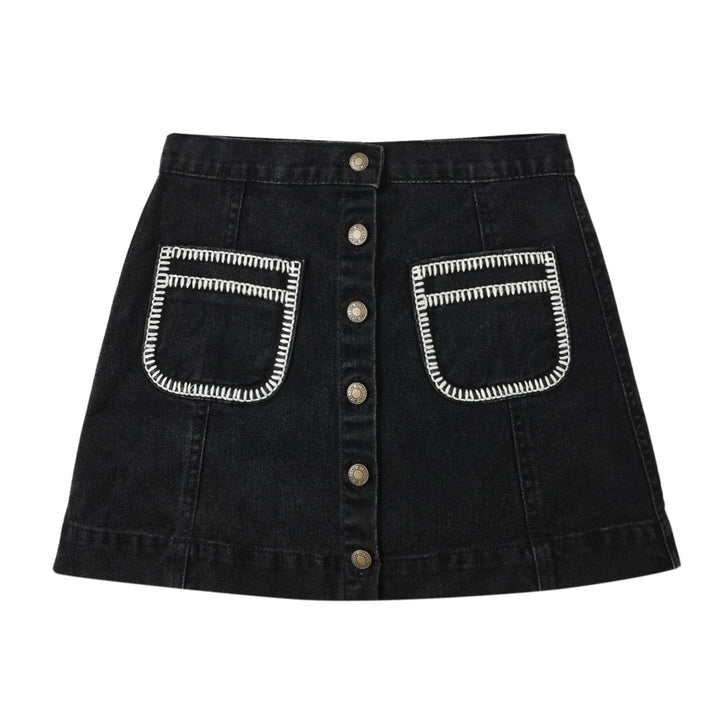 Denver Mini Skirt - Washed Black