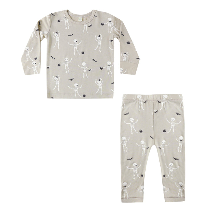 Bamboo PJ Set - Skeletons