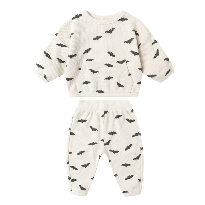 Waffle Slouch Set - Bats