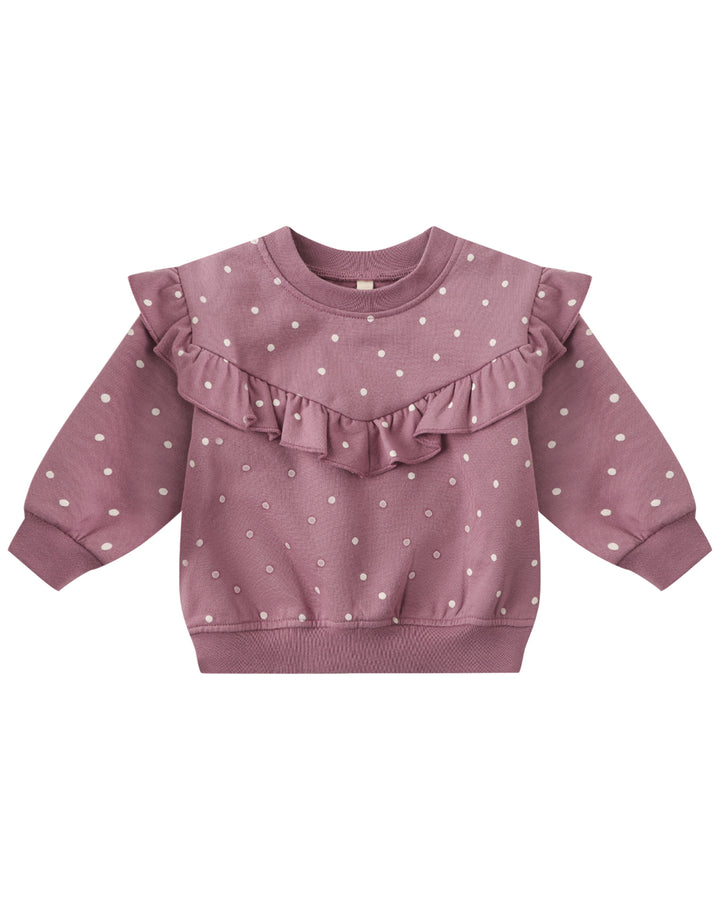 Relaxed Fleece Sweat Set - Polka Dot