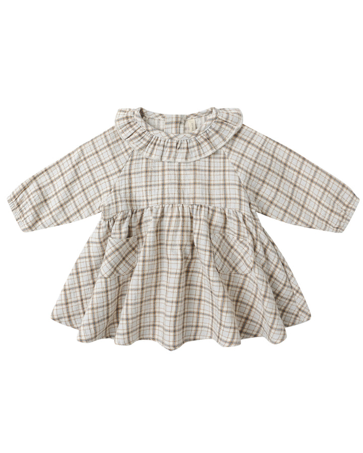 Simone Dress - Blue Plaid