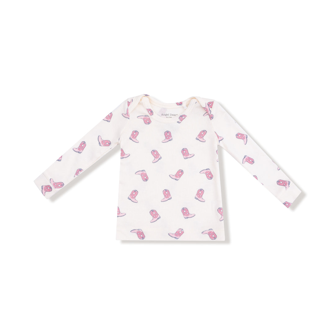 Petite Cowgirl Boots L/S Loungewear Set