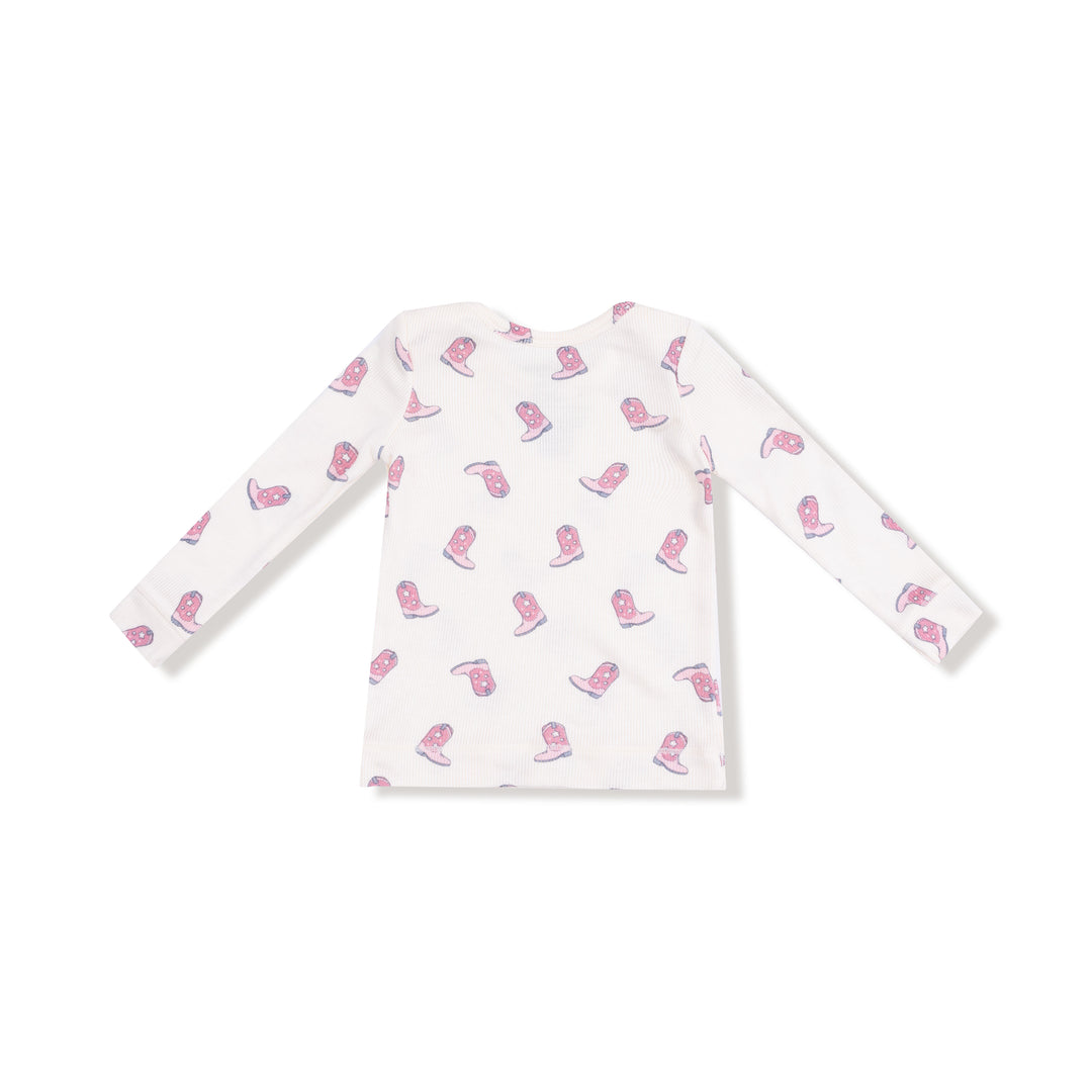 Petite Cowgirl Boots L/S Loungewear Set